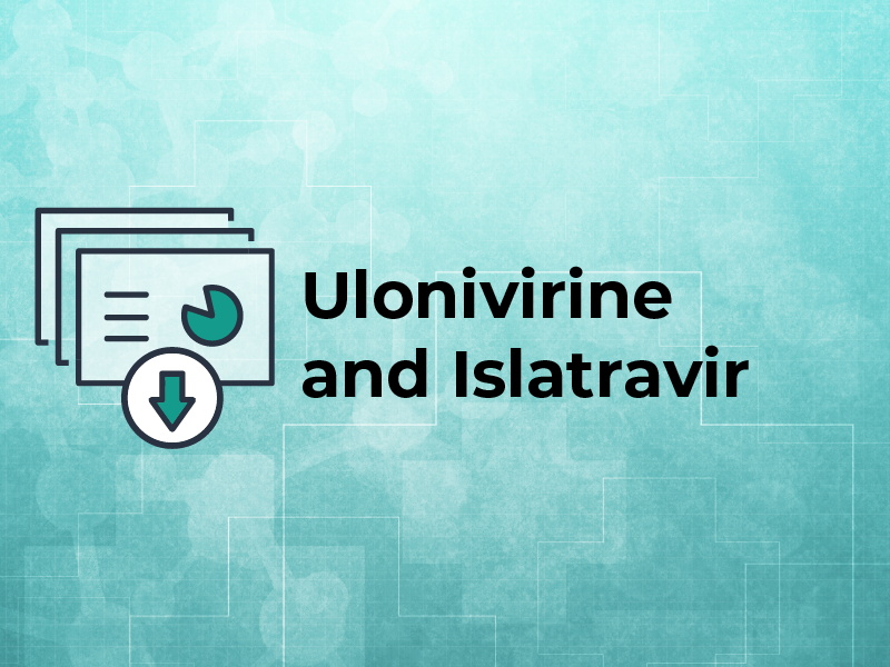 Ulonivirine and Islatravir