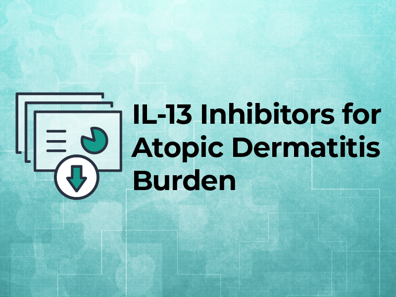 IL-13 Inhibitors for Atopic Dermatitis Burden