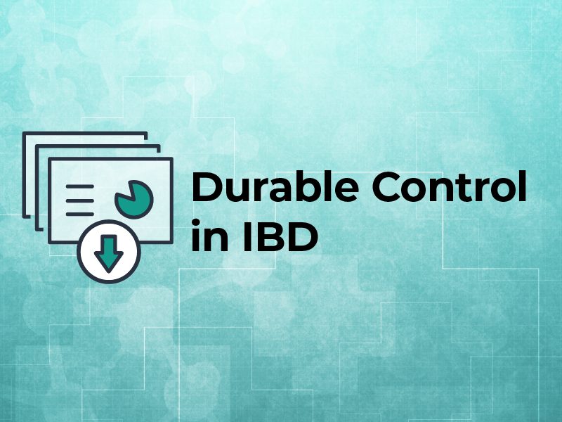 Durable control in IBD