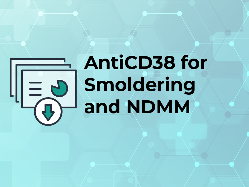 AntiCD38 for Smoldering and NDMM