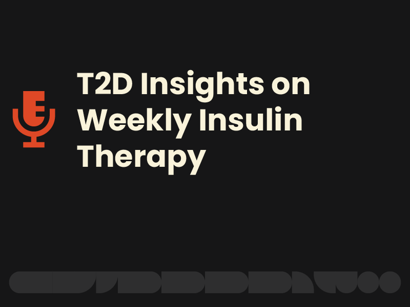 T2D insights on weekly insulin therapy