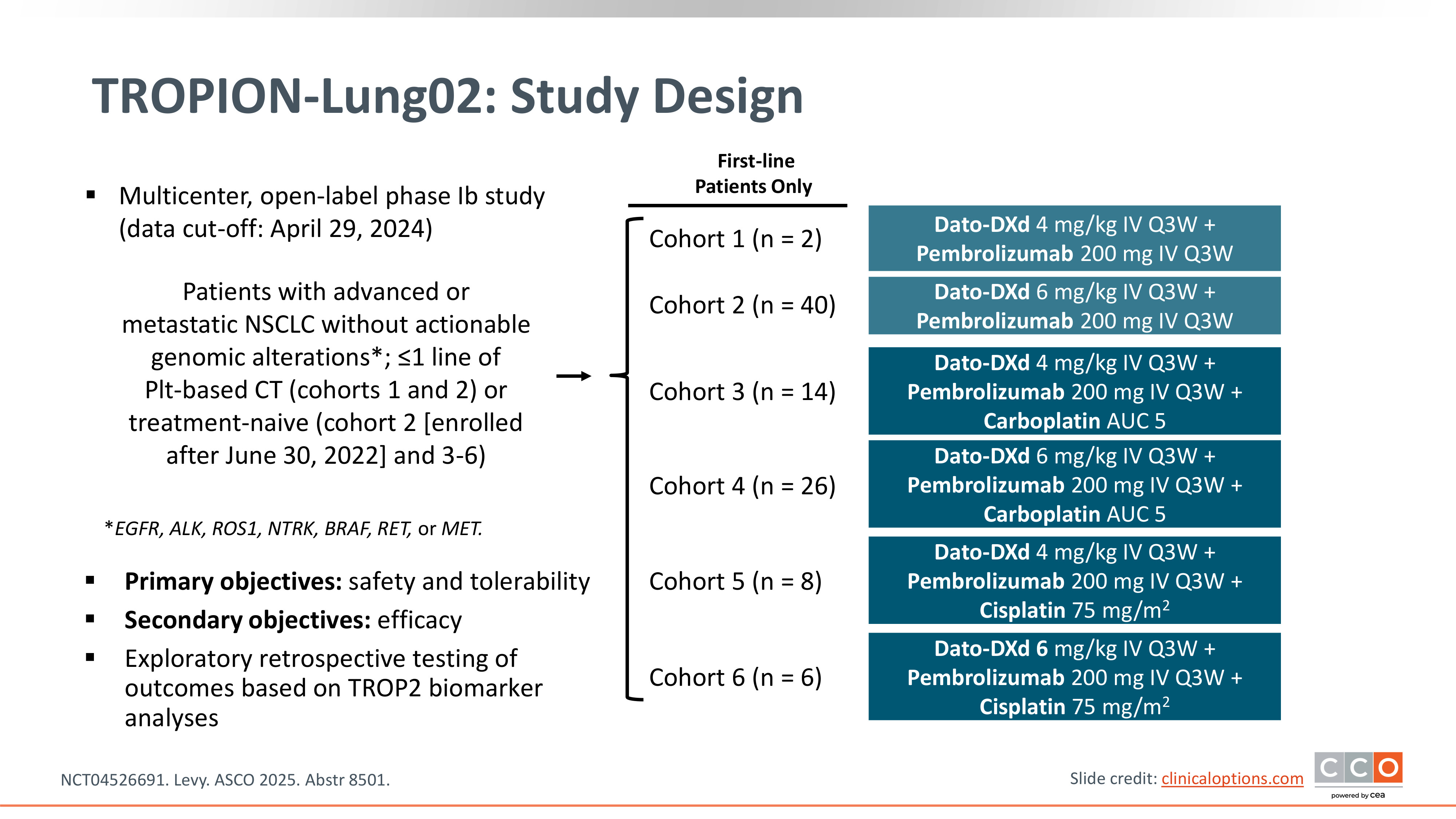 健康・医学 participant guide TROPION-Lung02 | CCO